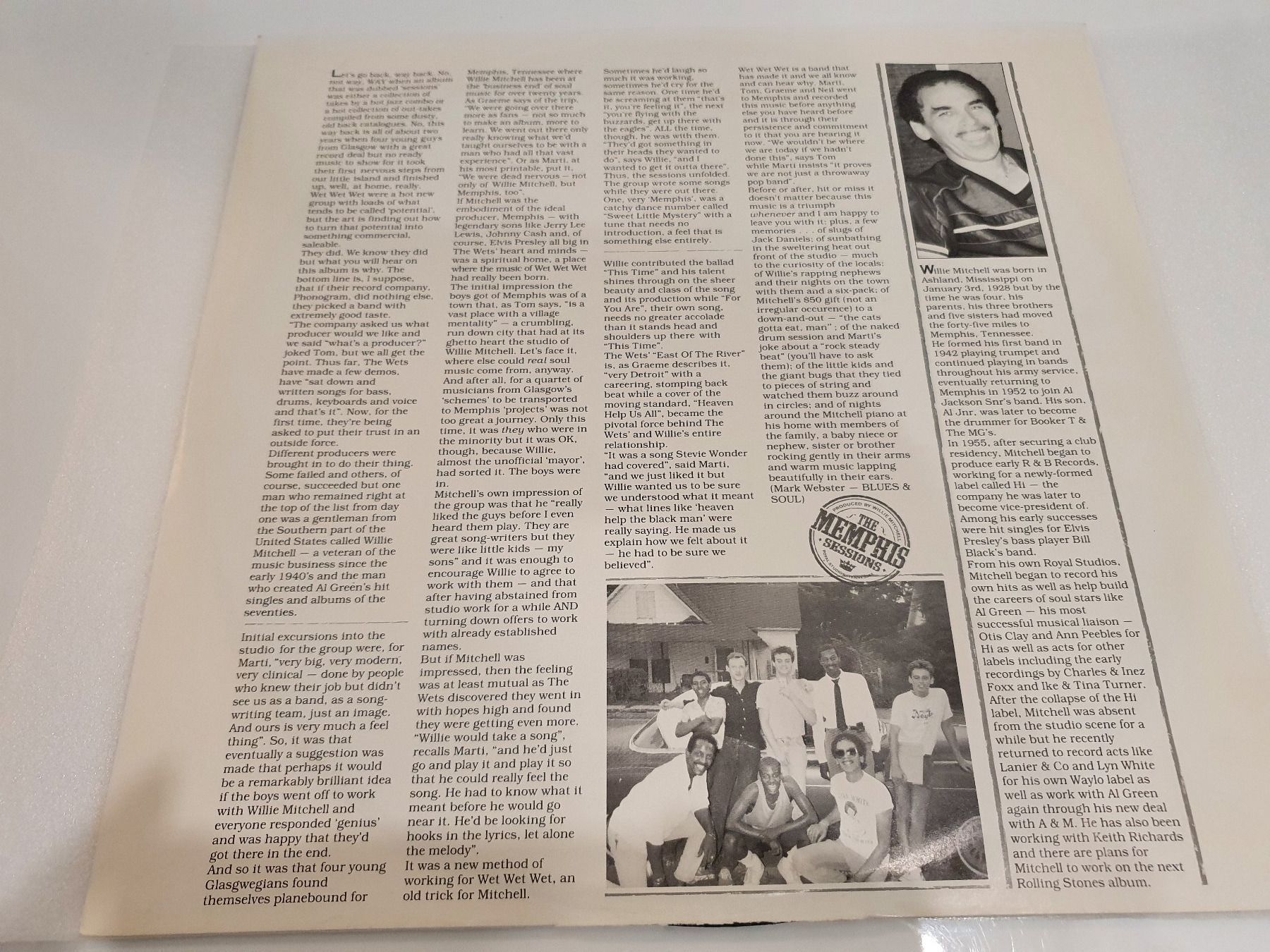 Dischi in vinile: Wet Wet Wet - The Memphis Sessions – Usato da Uster venduto da Vinyl-Leidenschaft 2