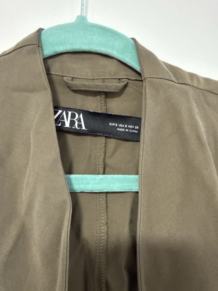Zara Giacche: Khaki lightweight summer jacket , size S - Perfect! – Usato da Effretikon venduto da lio_gjr8 1