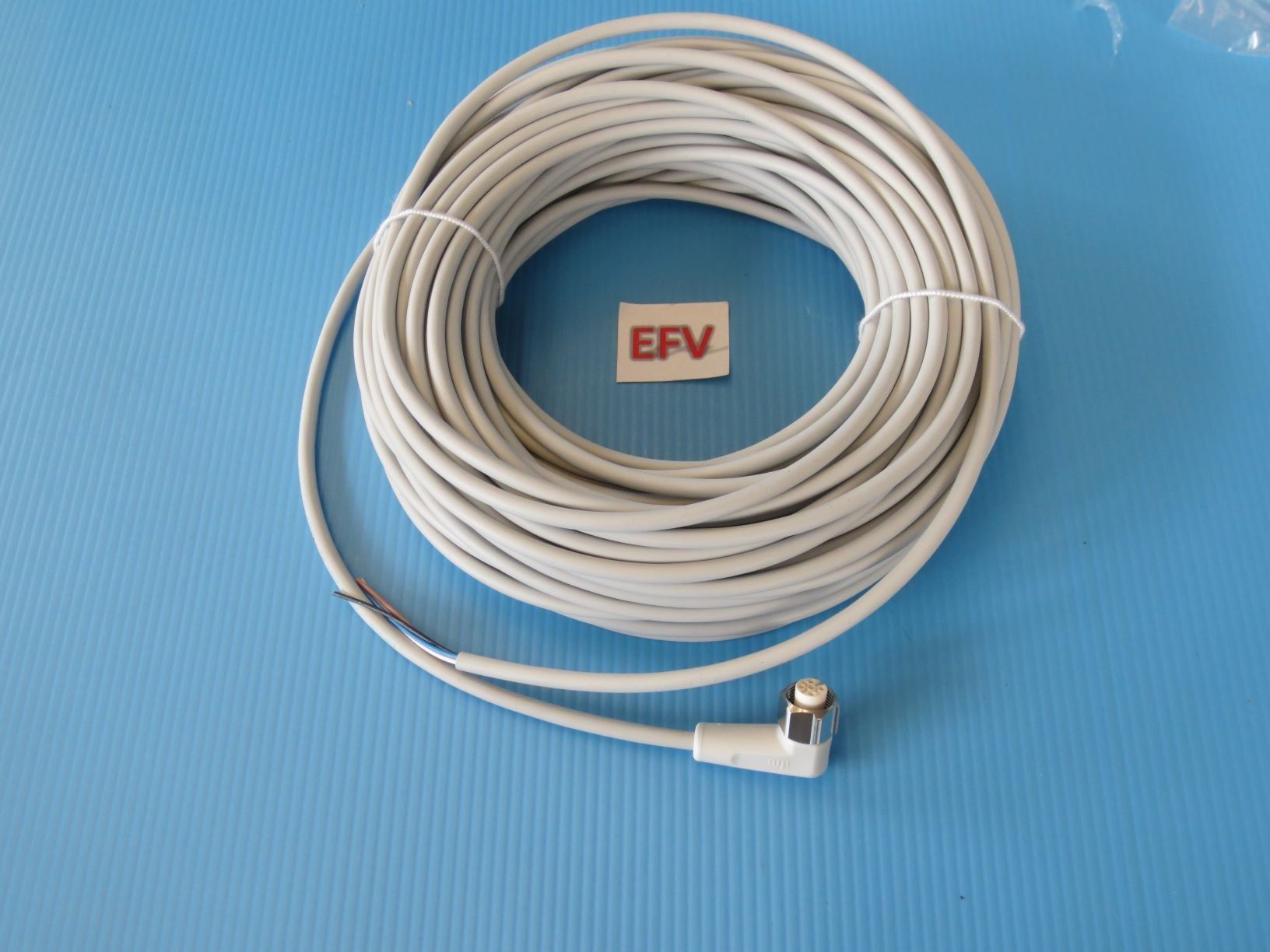 Kabel: 25m Sensorkabel mit M12 Stecker – Neu und originalverpackt aus Sulz LU von Elektrofachverkauf