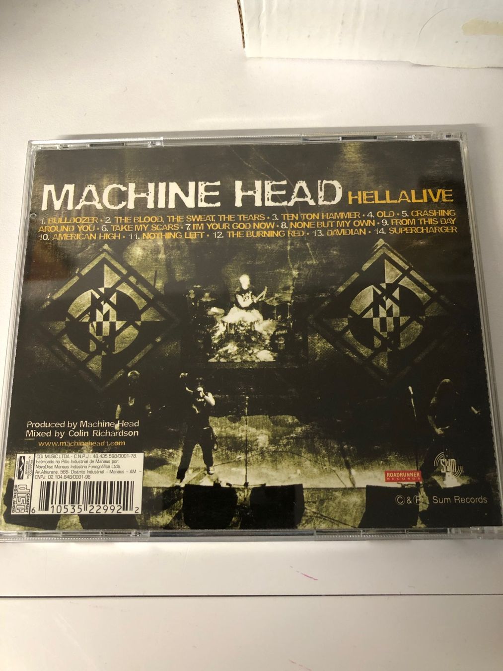 Dischi in vinile: MACHINE HEAD Hellalive BRASIL  sehr RAR! – Usato da Niederbipp venduto da Onyx32 1