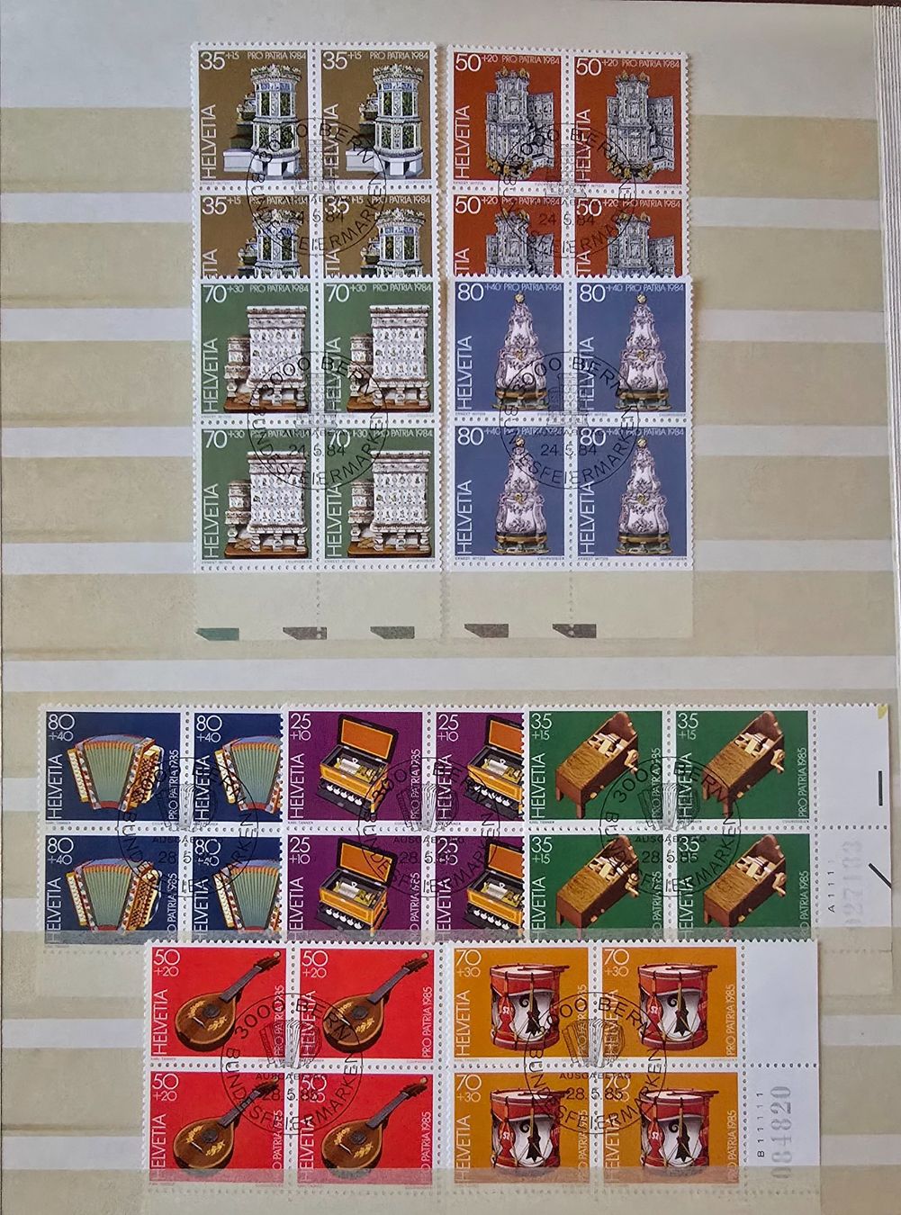 Tutti i francobolli: Pro Patria Viererblocks ET Originalgummi – Usato da Duebendorf venduto da Dguguseli 5