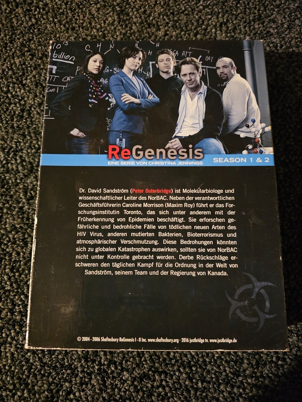Tutti i DVDs: ReGenesis - Staffel 1 & 2 – Usato da Ruswil venduto da jan_bxl5 1