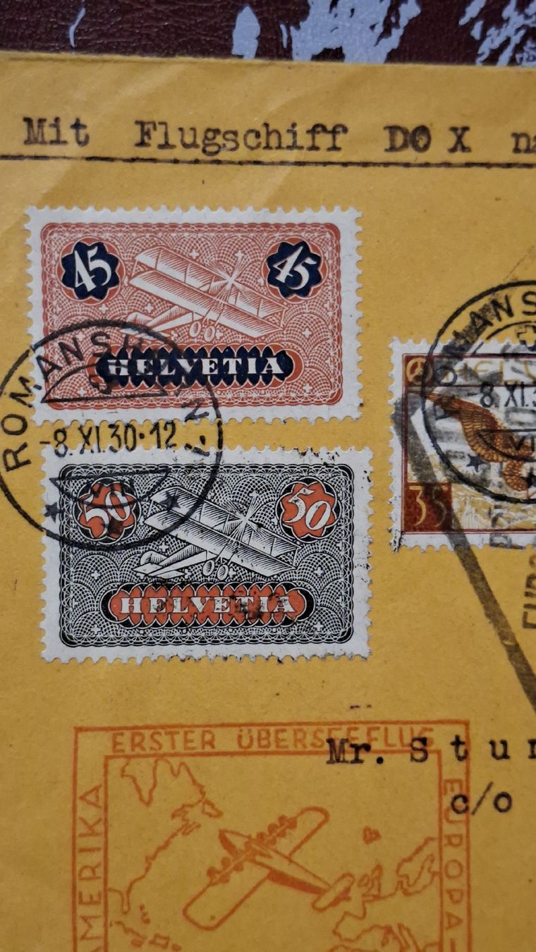 Tutti i francobolli: Flugschiff DOX nach Amerika  – Usato da Balgach venduto da SIMEON27 7