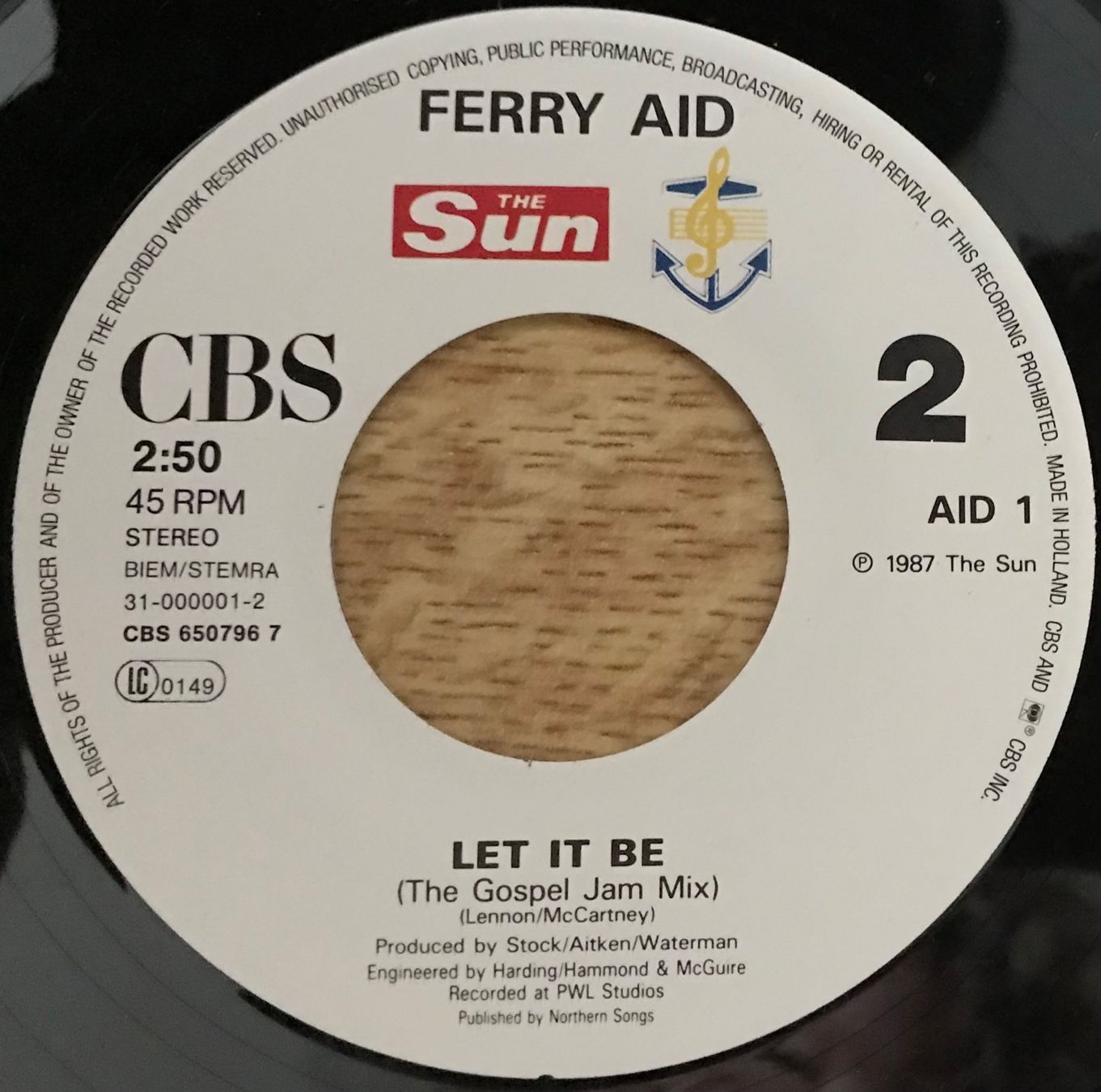 Dischi in vinile: FERRY AID - LET IT BE – Usato da Bussigny venduto da vinyl-pas-cher 3