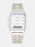 Casio AQ-230 Silber Uhr – Unisex – Klassiker / Vintage