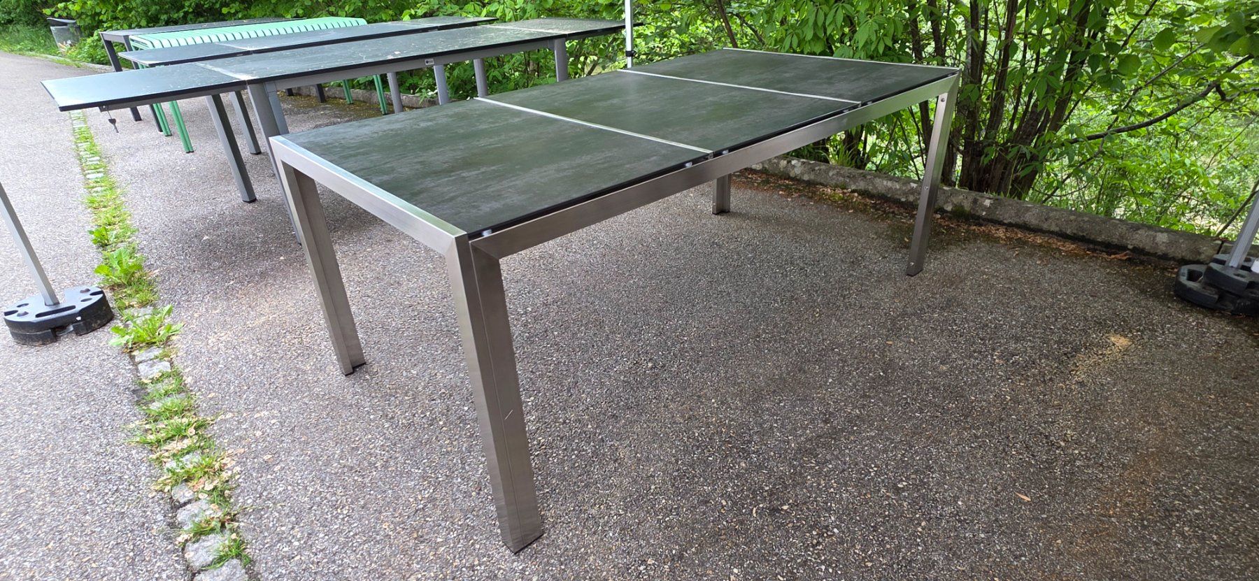 Tavoli: Gartentisch mit 3-teillig Keramikplatte – Nuovo e nell'imballaggio originale da Lützelflüh-Goldb venduto da Rampenverkauf_72_ 9