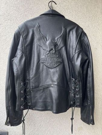 Original HARLEY DAVIDSON cruiser - motorcycle leather jacket