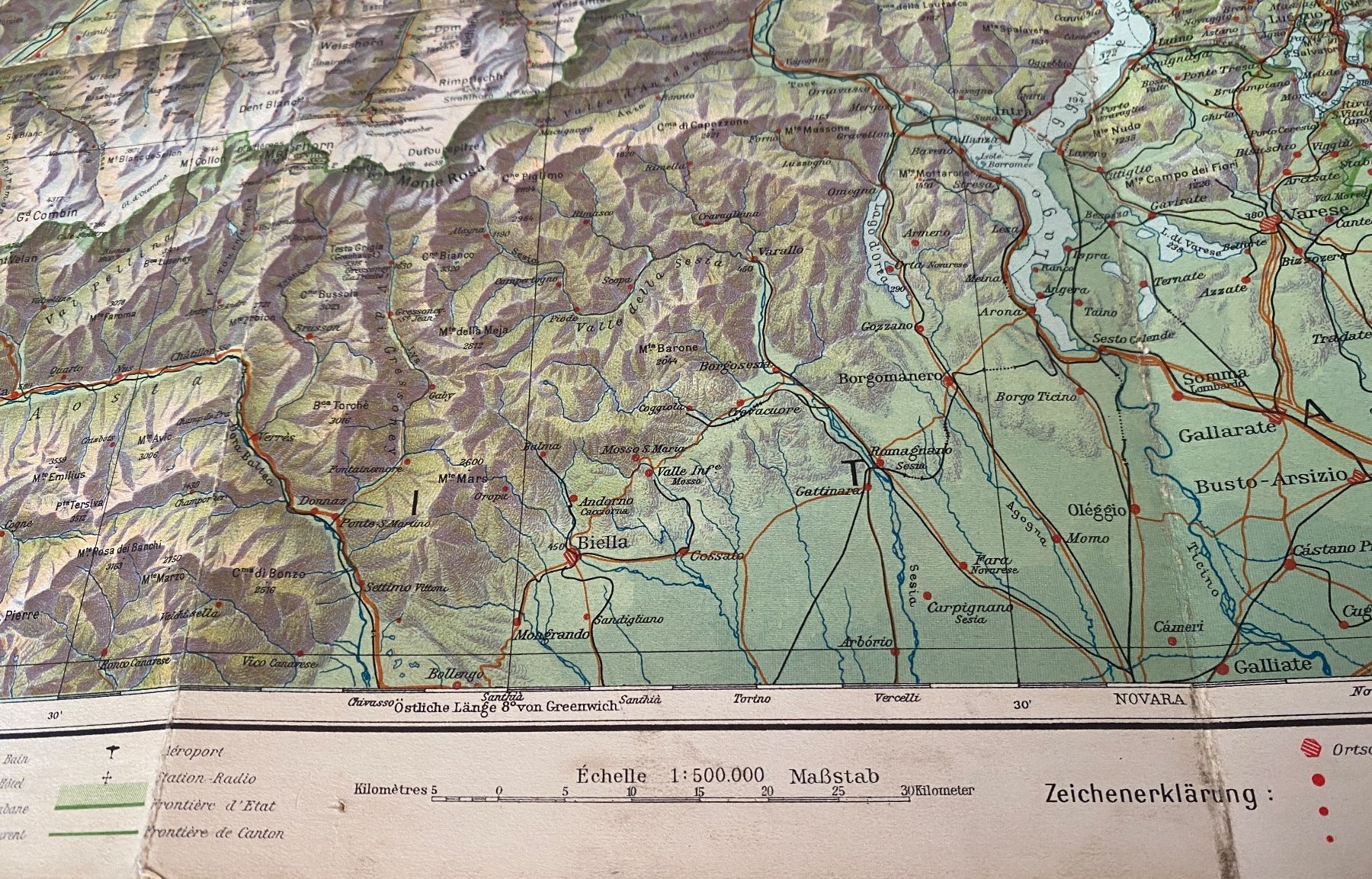 Cartine & Atlanti: Landkarte Schweiz – Usato da Liestal venduto da Stephanoceras1 4