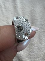 Funkelnder Ring mit Strass, Grösse 17mm, wie neu!