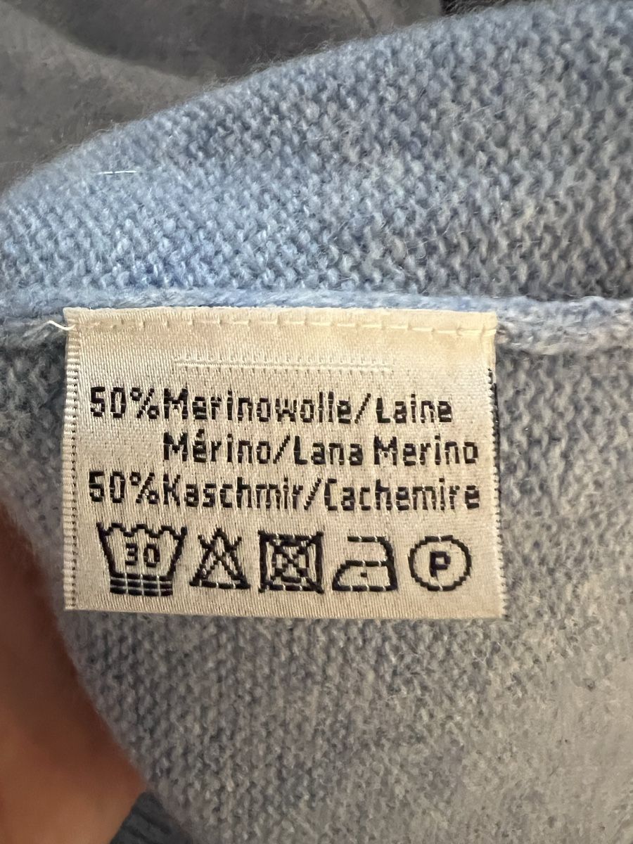 Maglioni & Felpe: Cashmere Merino Pullover, hellblau, Gr. S / M 36 38 – Usato da Langenthal venduto da ivet7 5