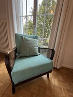 60 Jahre Sessel mit Wienergefecht und Designers Guild Bezug 