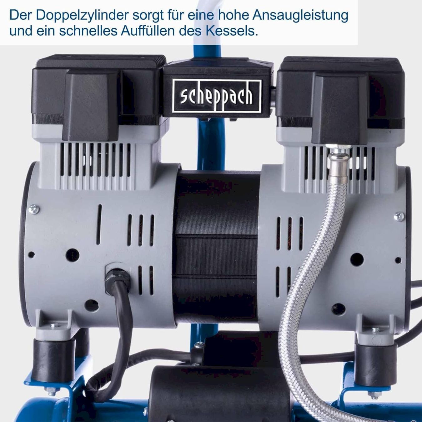 Scheppach Compressori: Scheppach HC08Si Ultra Silent Kompressor – Nuovo e nell'imballaggio originale da Bottighofen venduto da zaap 1