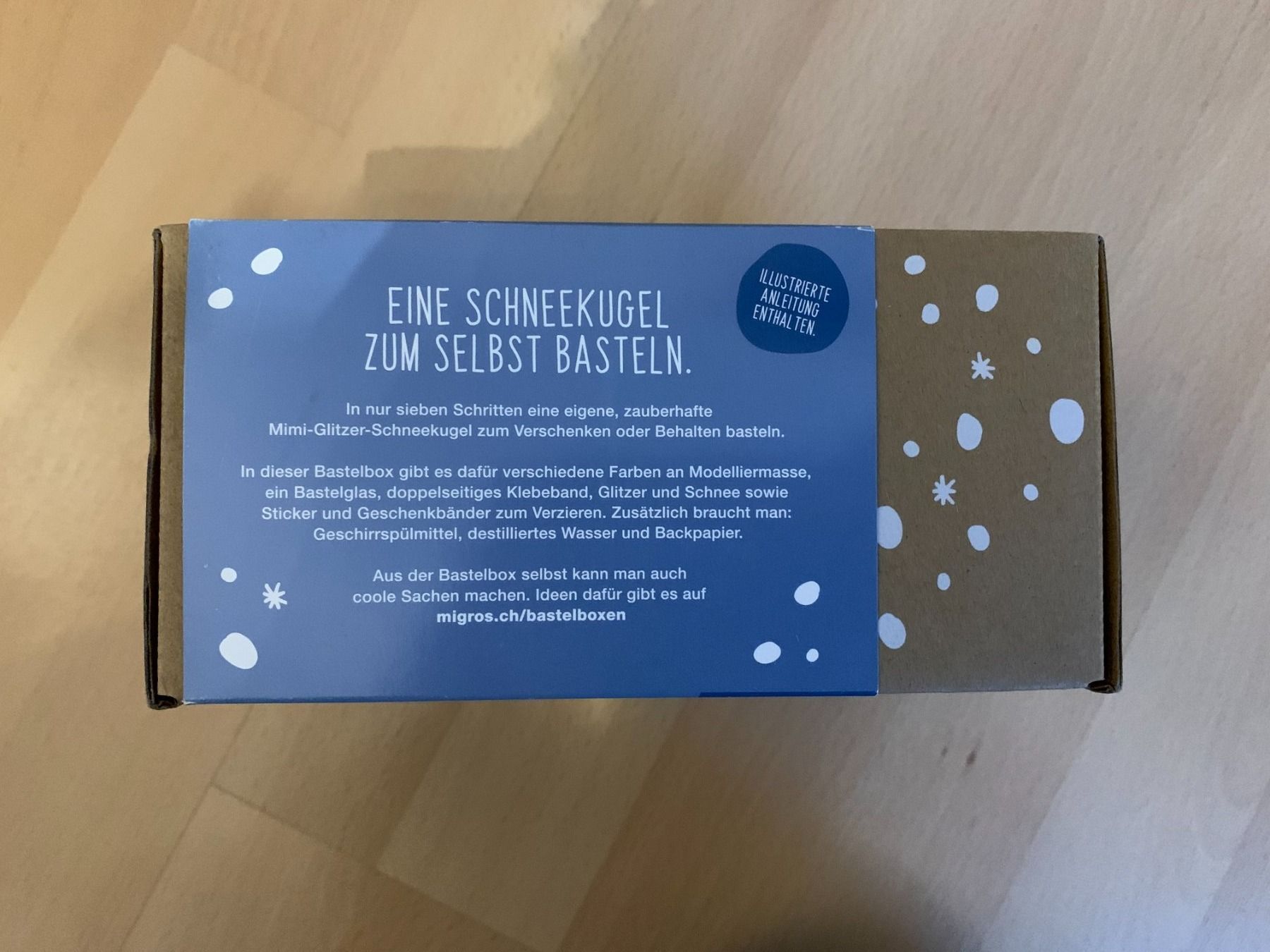 Kit bricolage: Migros Mimis Bastelboxen Schneekugel – Nuovo e nell'imballaggio originale da Uznach venduto da enrico06 2