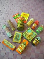 Div. alte Verkaufsladen-Verpackungen