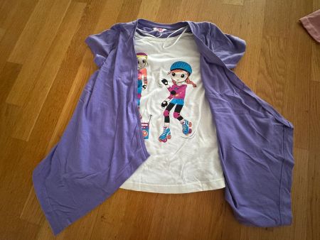 Neues cooles T-Shirt mit Bolero für Mädchen Grösse 140
