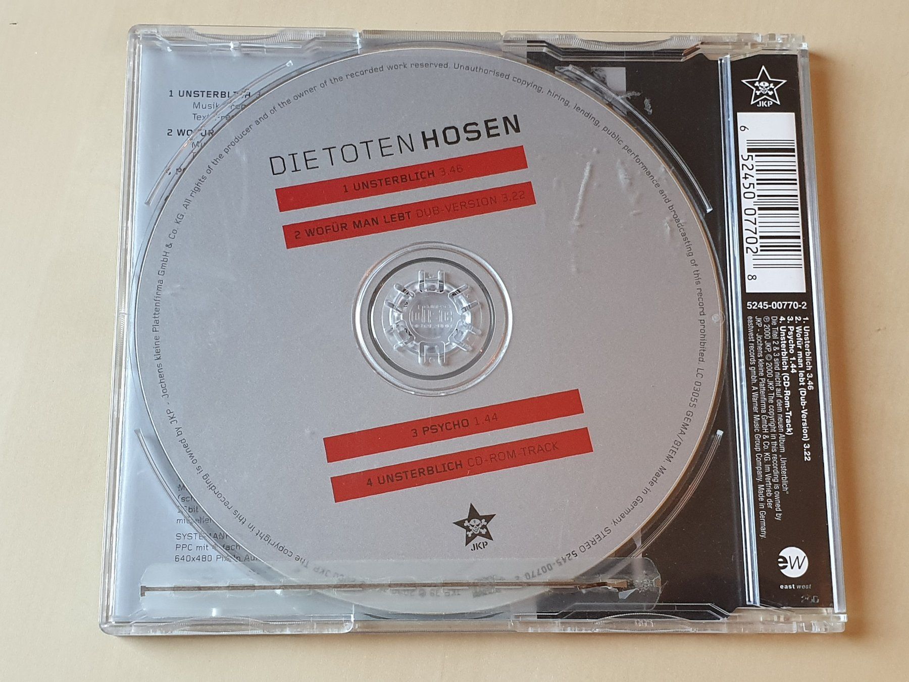 CD: Die toten Hosen Unsterblich – Usato da Stansstad venduto da collectorsshop 1
