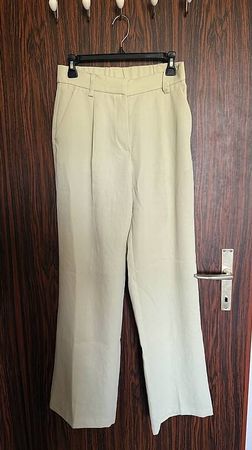 H&M Stoffhosen, Pastellgrün