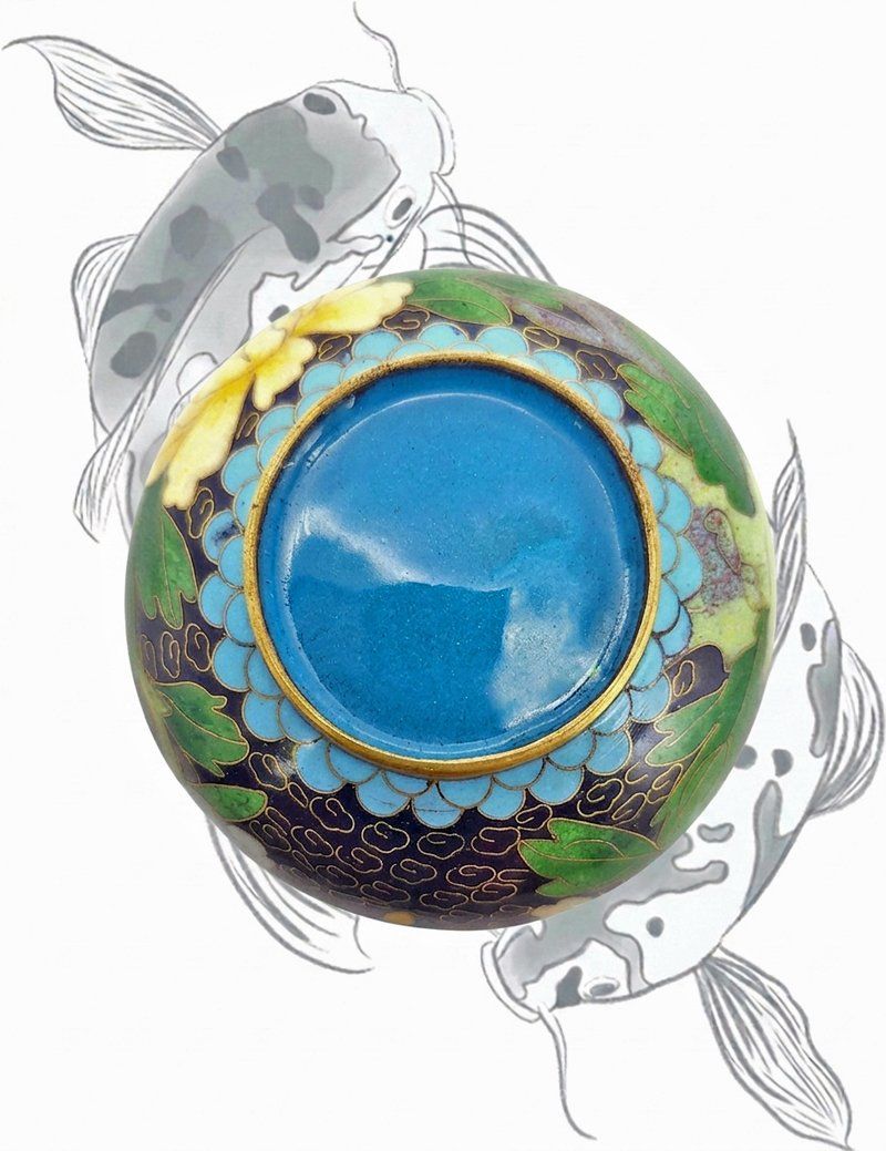 Ciotole: Emaille Schale antik "CLOISONNÉ" – Usato da Zug venduto da urzeit 2