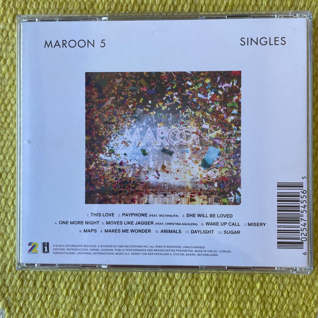 CDs: MAROON 5-SINGLES – D'occasion à Rorschacherberg par CD-Roli 1