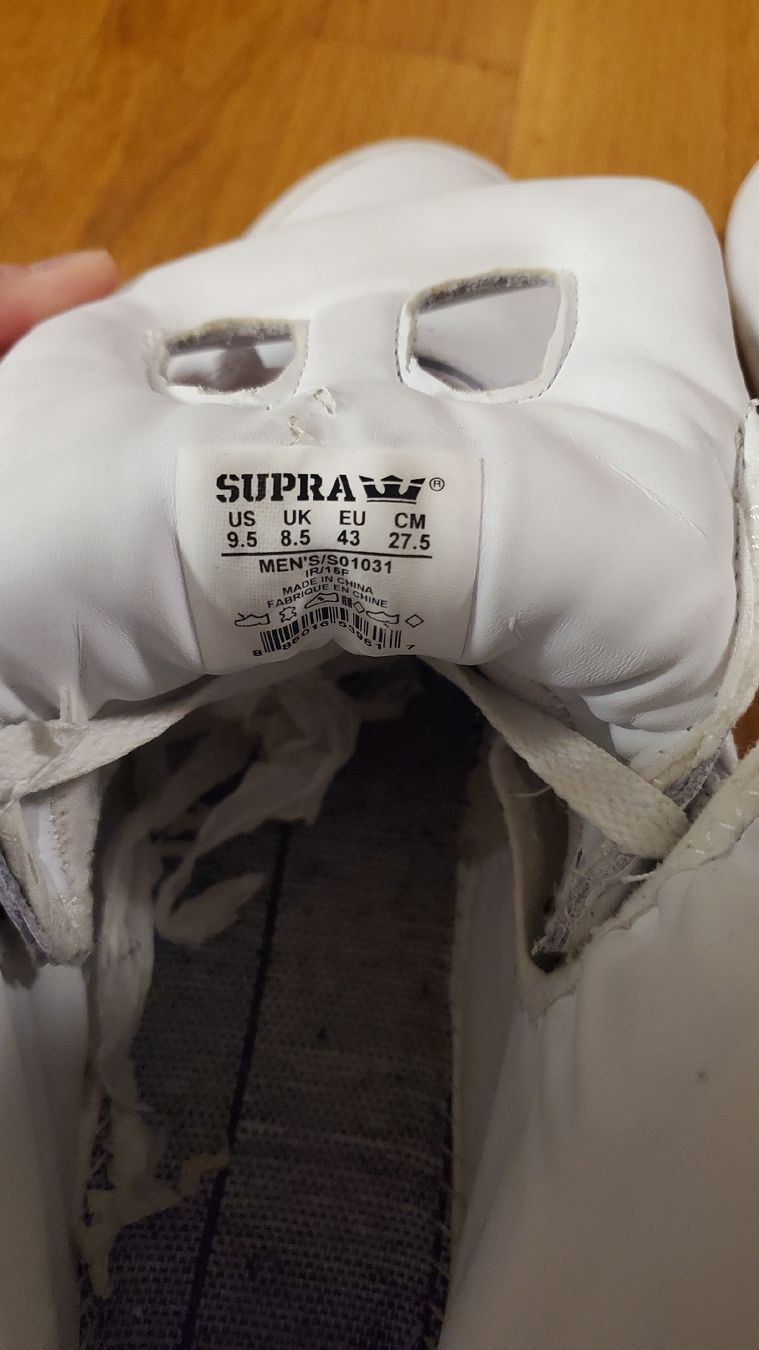 Herrenschuhe: Supra Skytop II weiss Grösse 43 – Gebraucht aus Uster von lof_2xmz 5