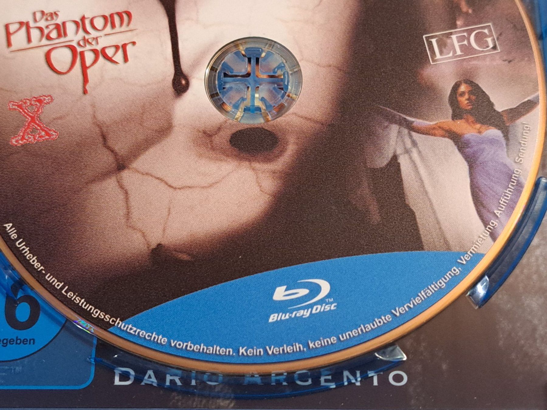Tutti i DVDs: Blu-ray Das Phantom der Oper von Dario Argento 1998 – Nuovo (secondo la descrizione) da Unterseen venduto da Kanica 7