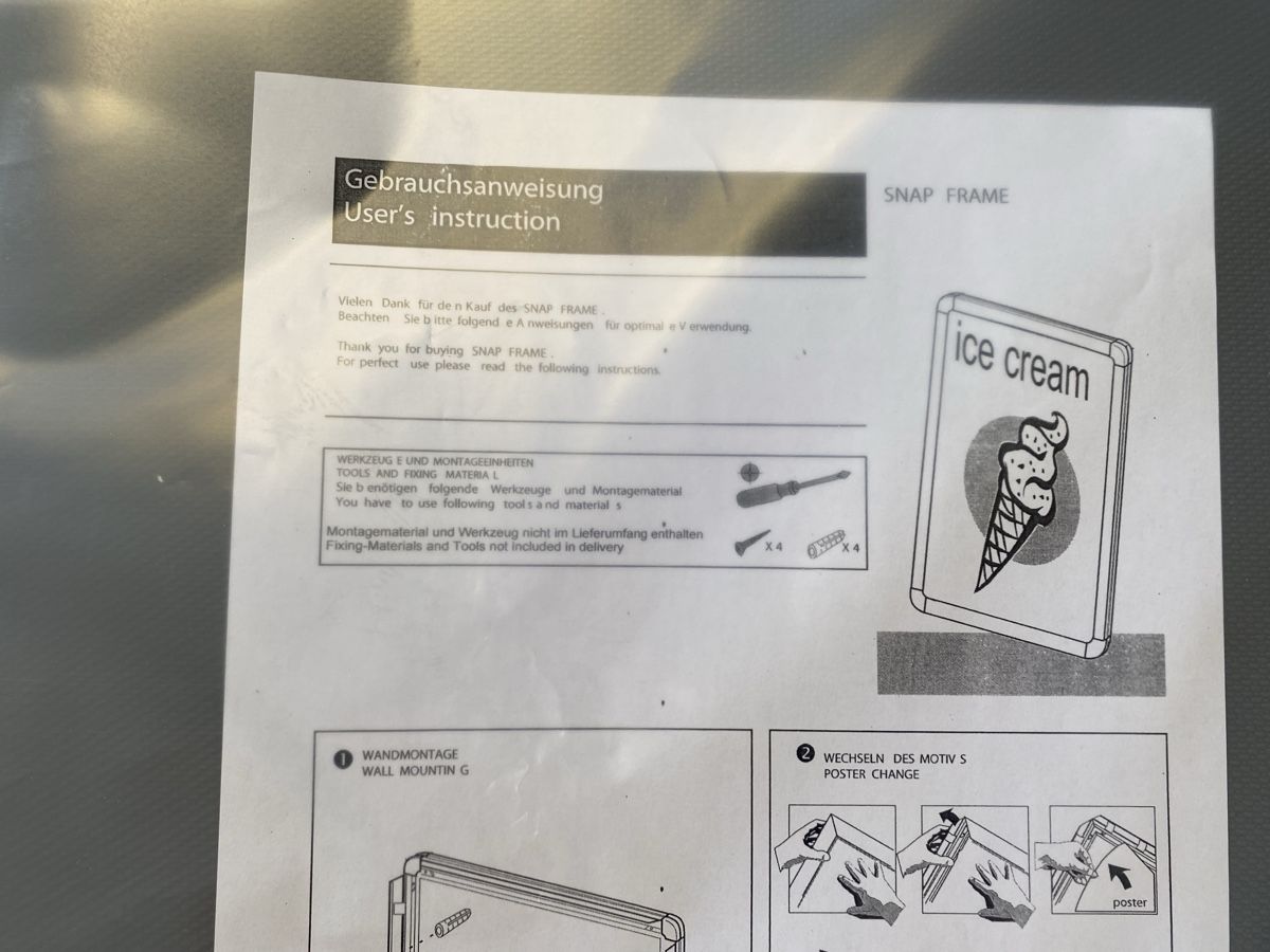 Cornici: Neuer Bilderrahmen 87x62cm – Nuovo e nell'imballaggio originale da Hägglingen venduto da Karin0802 3