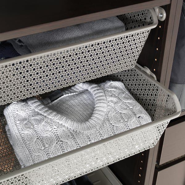 Ikea Altro per la casa: 2x IKEA Komplement Metalldrahtkorb, dunkelgrau, 100x58 cm – Usato da Brittnau venduto da gismo25 2