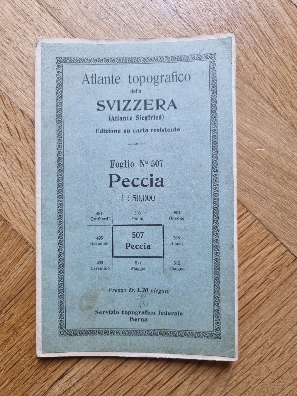 Cartine & Atlanti: Mappa Antica Peccia – Usato da Minusio venduto da Samuel__b
