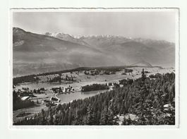 Ansichtskarte Crans s/Sierre, die Fünf Seen gelaufen 1956