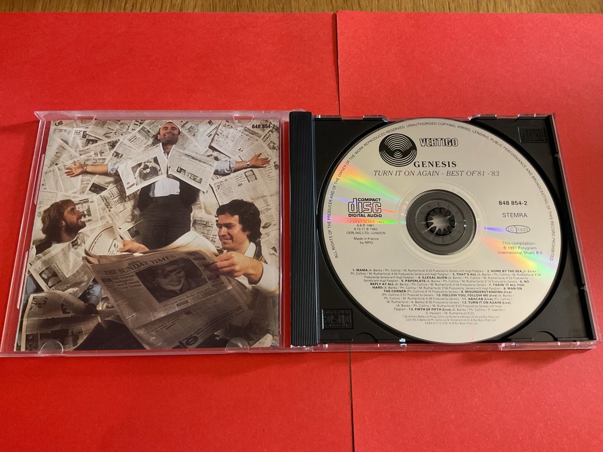 CD: Genesis - Turn It On Again - CD 1991 – Usato da Steinach venduto da Quarkie 1