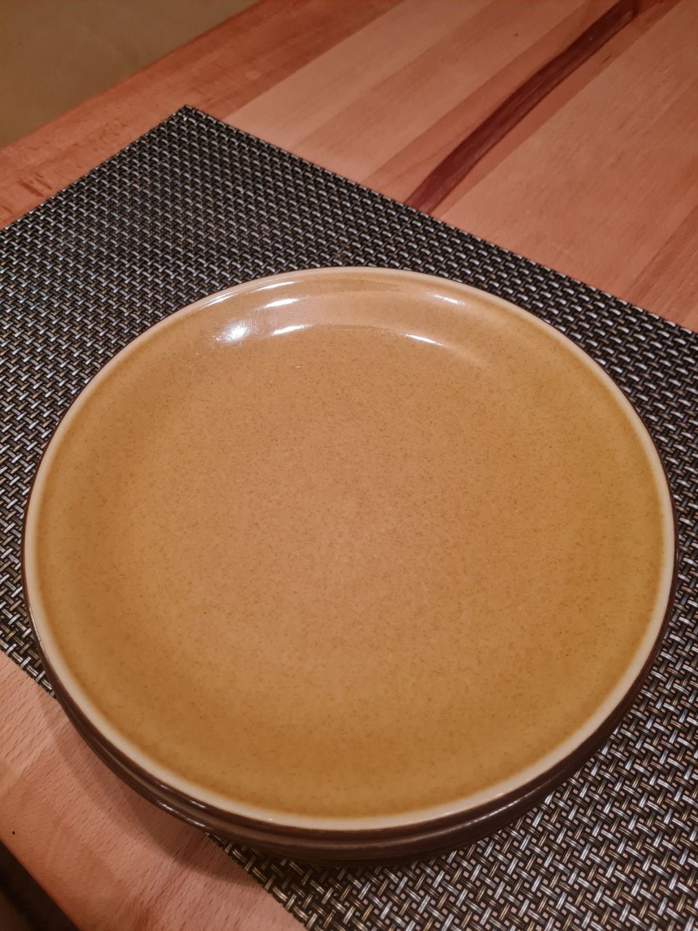 Rössler Piatti: Rössler senffarbene 6  Dessertteller – Usato da Münsingen venduto da Cuci31 2