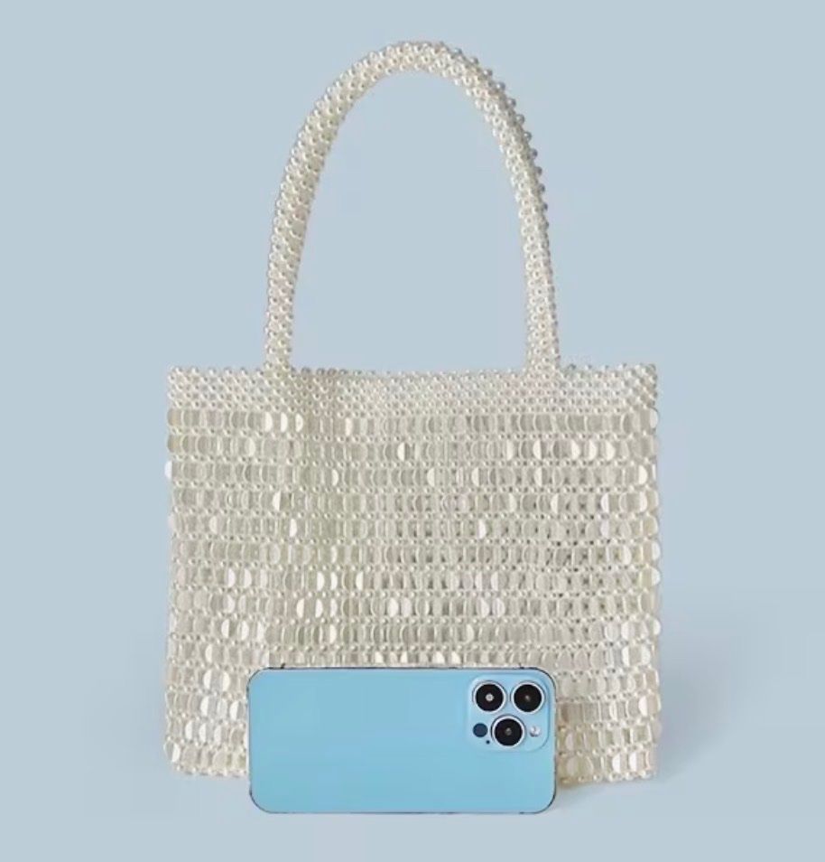 H&M Borse da donna: Tasche aus Perlmuttperlen Handgefertigte Neu / NP35CHF – Nuovo (secondo la descrizione) da Kölliken venduto da Prscoo 2