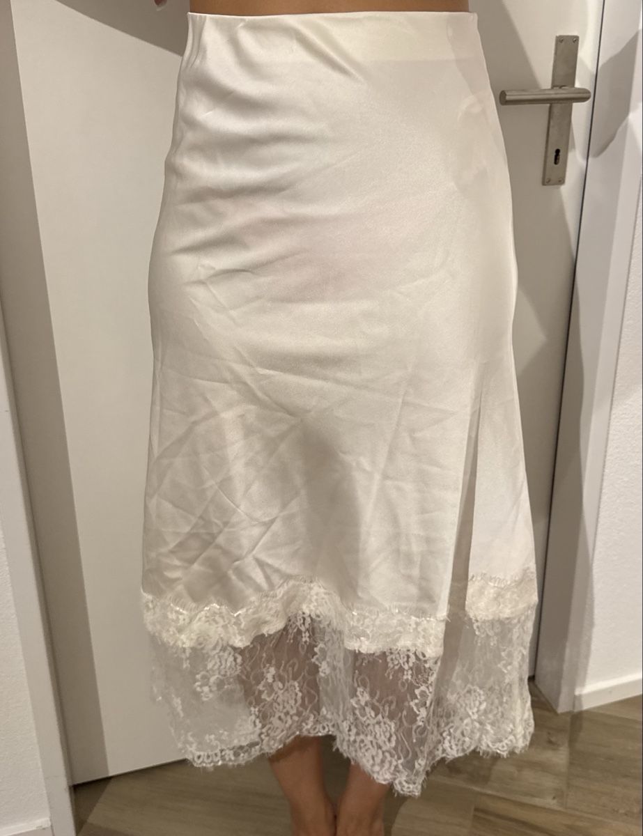 Cream Gonne: Eleganter Spitzenrock Cream in L – Usato da Dübendorf venduto da ReLoved_Fashion_ZH