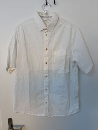 COS kurzarm Hemd weiss Grösse M fit L herren oryginal