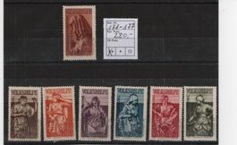 Serie Postfrisch Saargebiet Nr. 171-177 schr schöne Serie