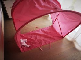 Baldachin Bett rosa