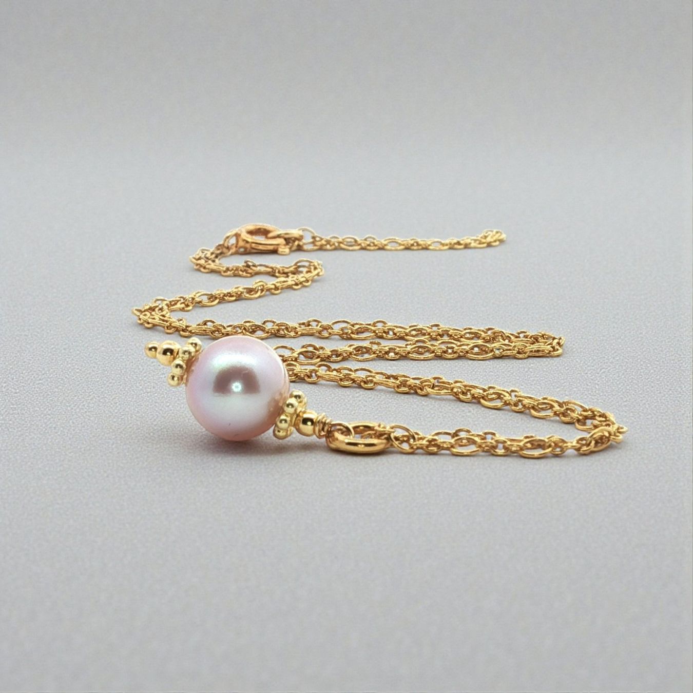 Olga Ribler Catenine: Silberkette mit Perle by Olga Ribler – Nuovo (secondo la descrizione) da Luzern venduto da Schmuckoutlet 1