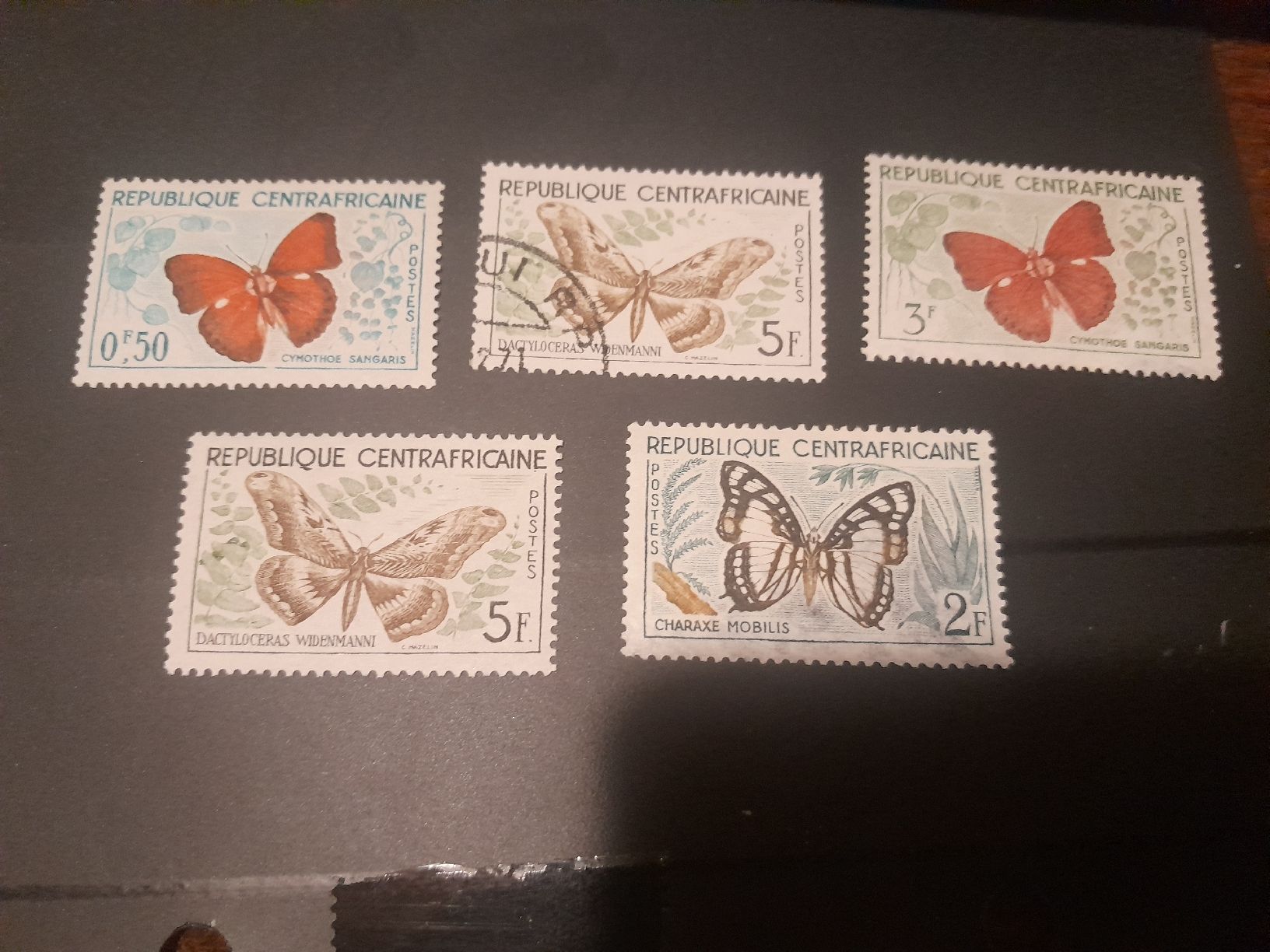 Tutti i francobolli: Centrafrique papillon – Usato da Marly venduto da globetrotter1723
