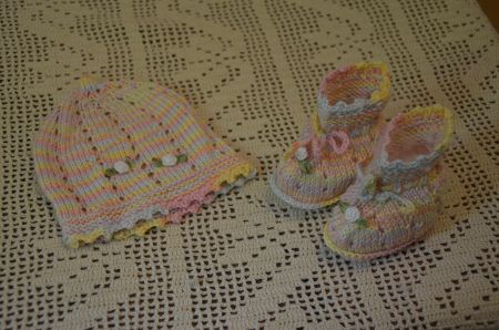 TAILLE 62-68 - BABY SET NEU - HANDARBEIT