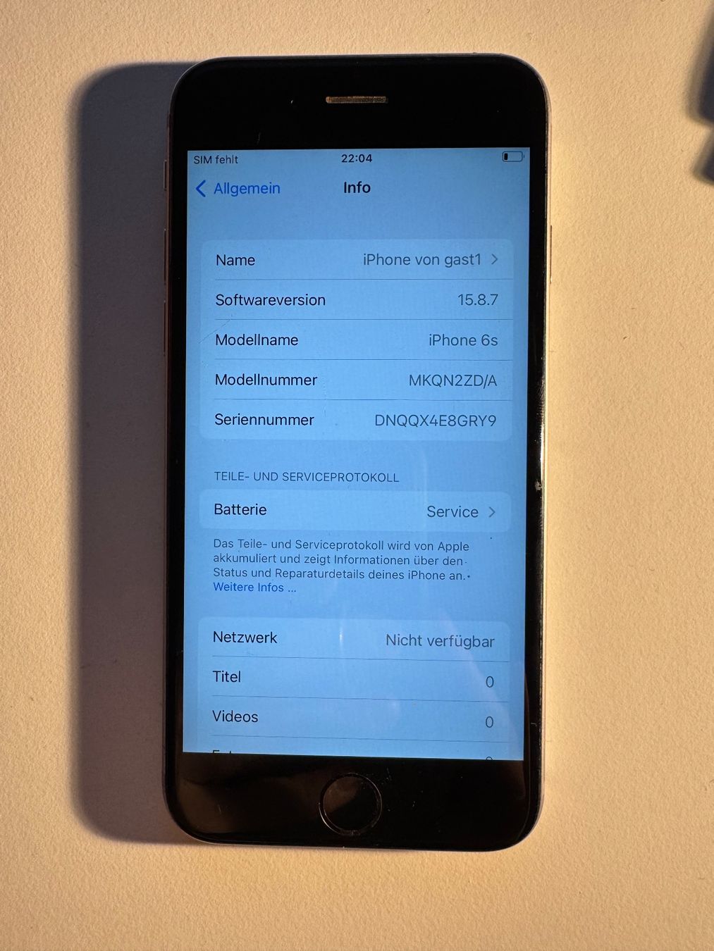Apple Handys / Smartphones: iPhone 6s – Gebraucht aus Adliswil von Busys 1