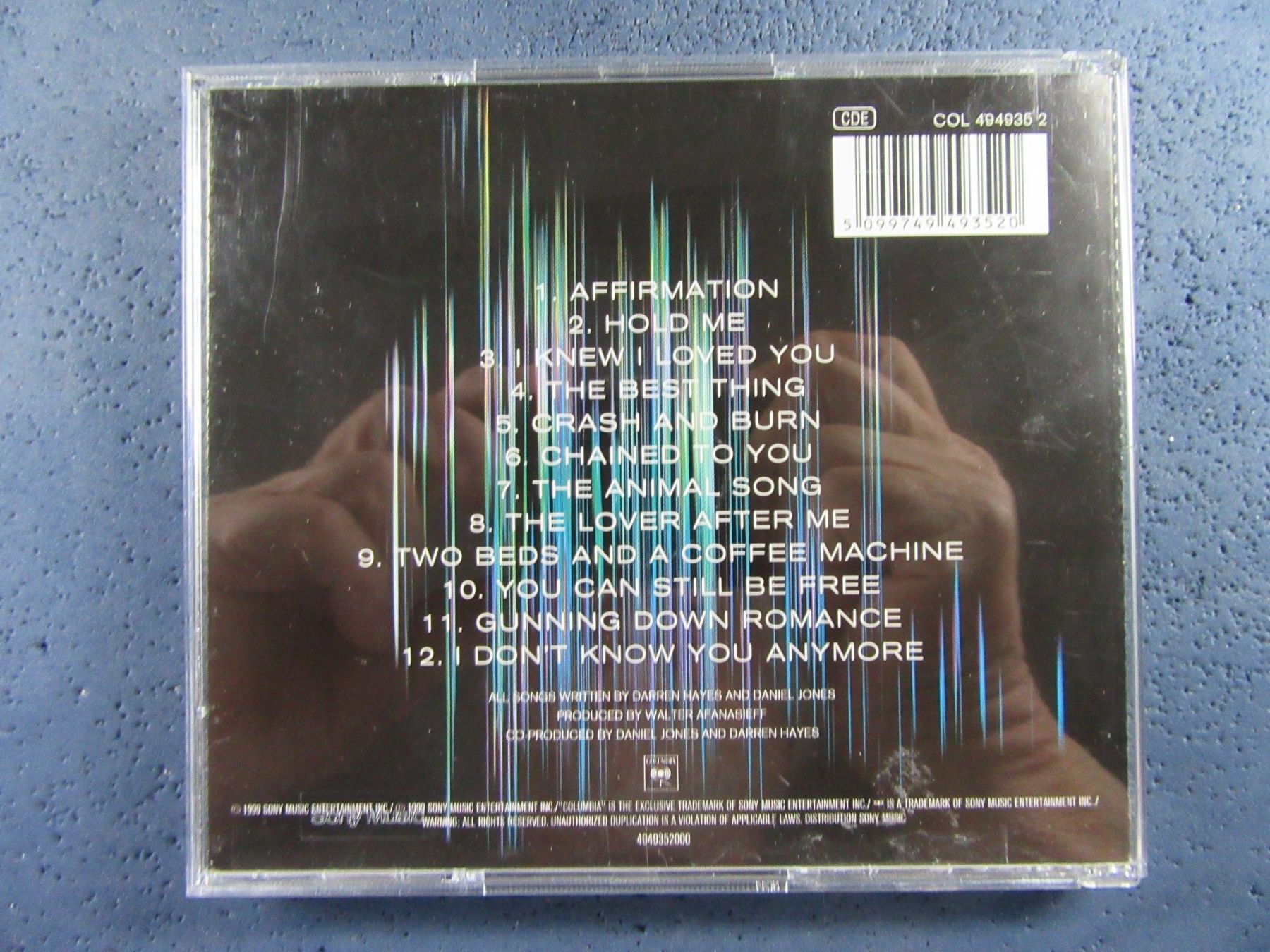 CDs: SAVAGE GARDEN CD " AFFIRMATION " – Gebraucht aus Ettingen von Hausi4711 1