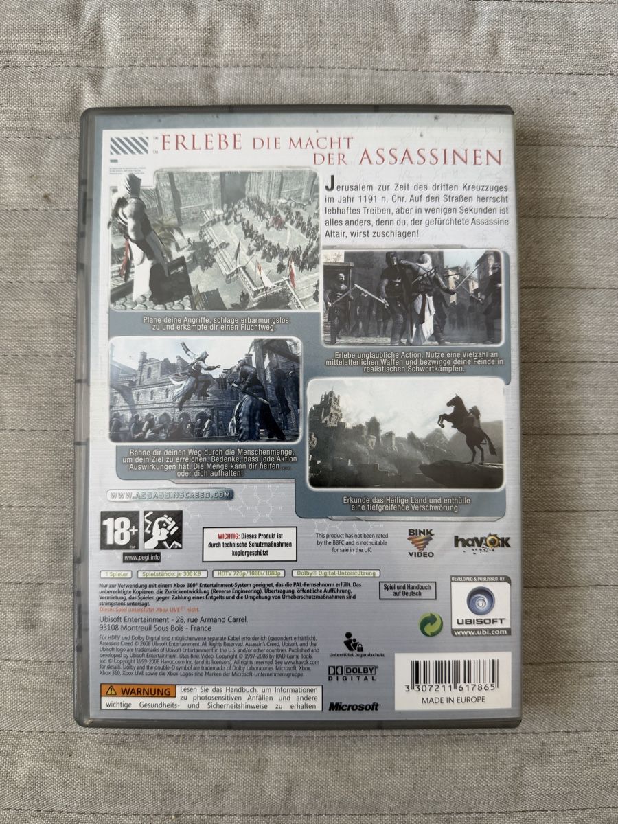 Microsoft Giochi: Assassin's Creed (Classics) für Xbox 360 – Usato da Thunstetten venduto da Virus_33 2