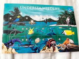 Briefmarken Dschibuti Undersea Wildlife Meer Djibouti