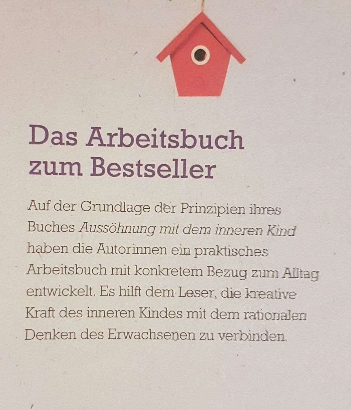 Bücher: Aussöhnung mit dem inneren Kind – Neu und originalverpackt aus Zürich von Avd 1