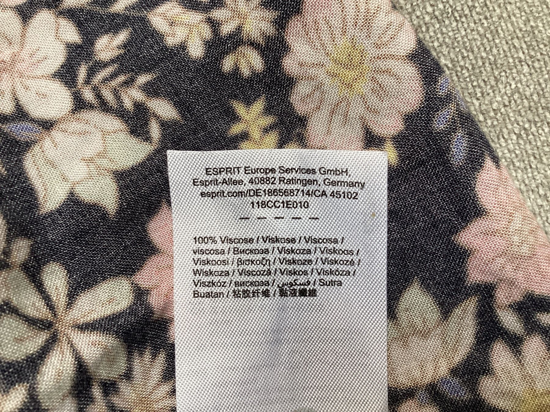 Esprit Vestiti: Schönes, luftiges Esprit edc Kleid mit Blumenmuster Gr. 34 – Usato da Homberg b. Thun venduto da Homata 7