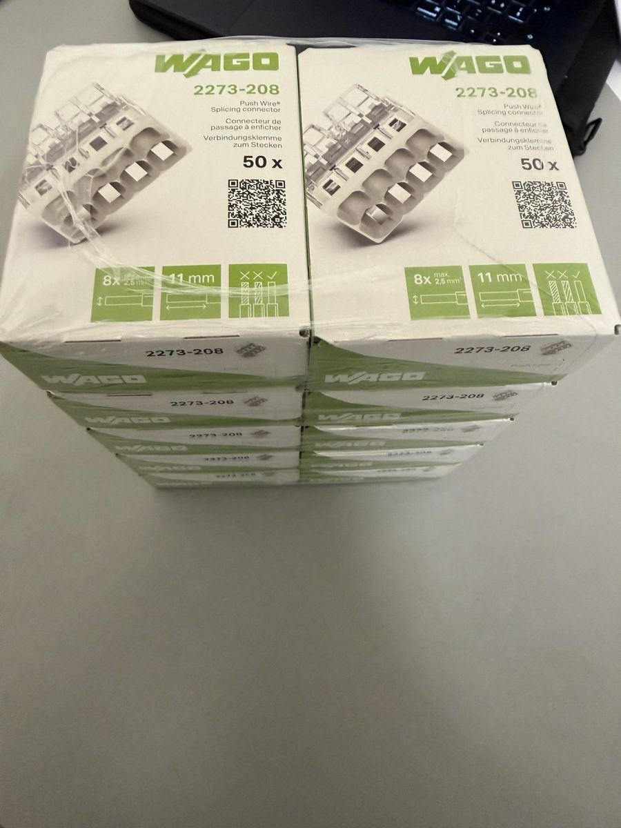 Wago Componenti elettronici: Wago klemmen neu  – Nuovo e nell'imballaggio originale da Zürich venduto da papaplatte