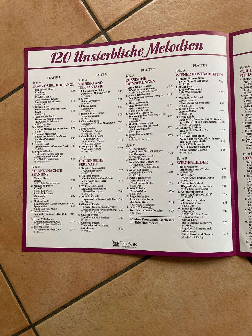 Vinyles: 120 Melodien – D'occasion à Erlenbach ZH par Erlen 2
