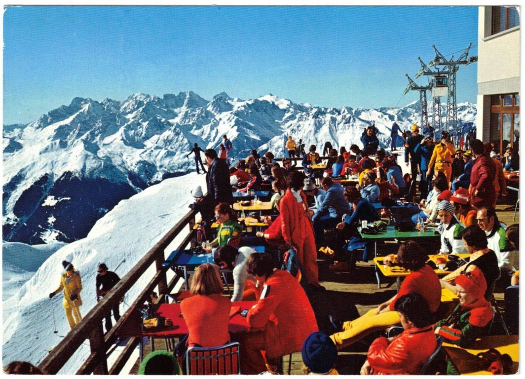 Cartoline postali: Verbier - Gondelbahn Attelas – Usato da Binningen venduto da Mountainrider