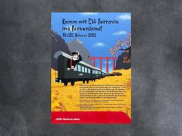 Plakat Clà Ferrovia, RhB, 2013