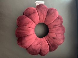 Kissen Blume rot neu